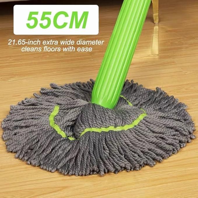 Self-Twisting 360° Spin Mop – No Bend, No Mess, Just Shine!