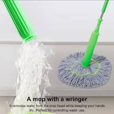 Self-Twisting 360° Spin Mop – No Bend, No Mess, Just Shine!