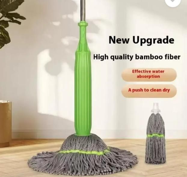 Self-Twisting 360° Spin Mop – No Bend, No Mess, Just Shine!
