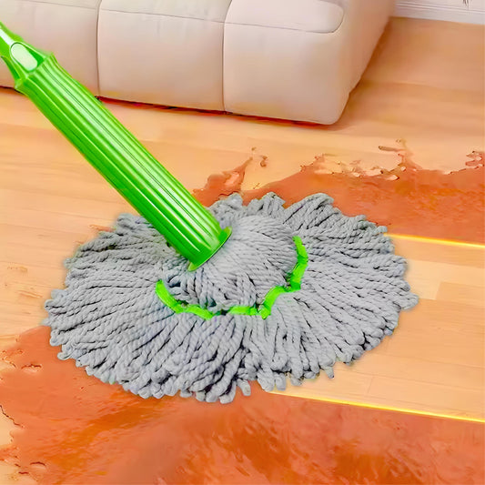 Self-Twisting 360° Spin Mop – No Bend, No Mess, Just Shine!