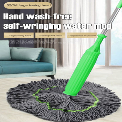 Self-Twisting 360° Spin Mop – No Bend, No Mess, Just Shine!